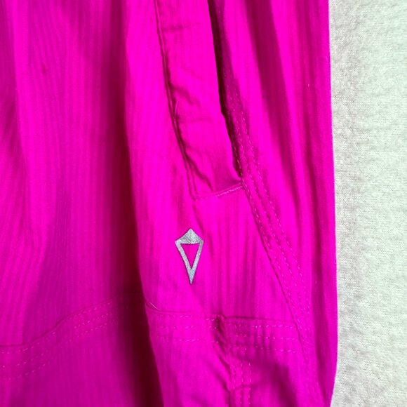 Ivivva by Lululemon Girl Size 14 Hot Pink Scrunched Pants Capri Athleisure Dance - Picture 2 of 13